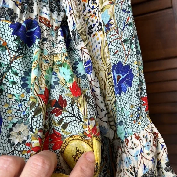 Camilla 100%Silk Dress Size M - Picture 6 of 7